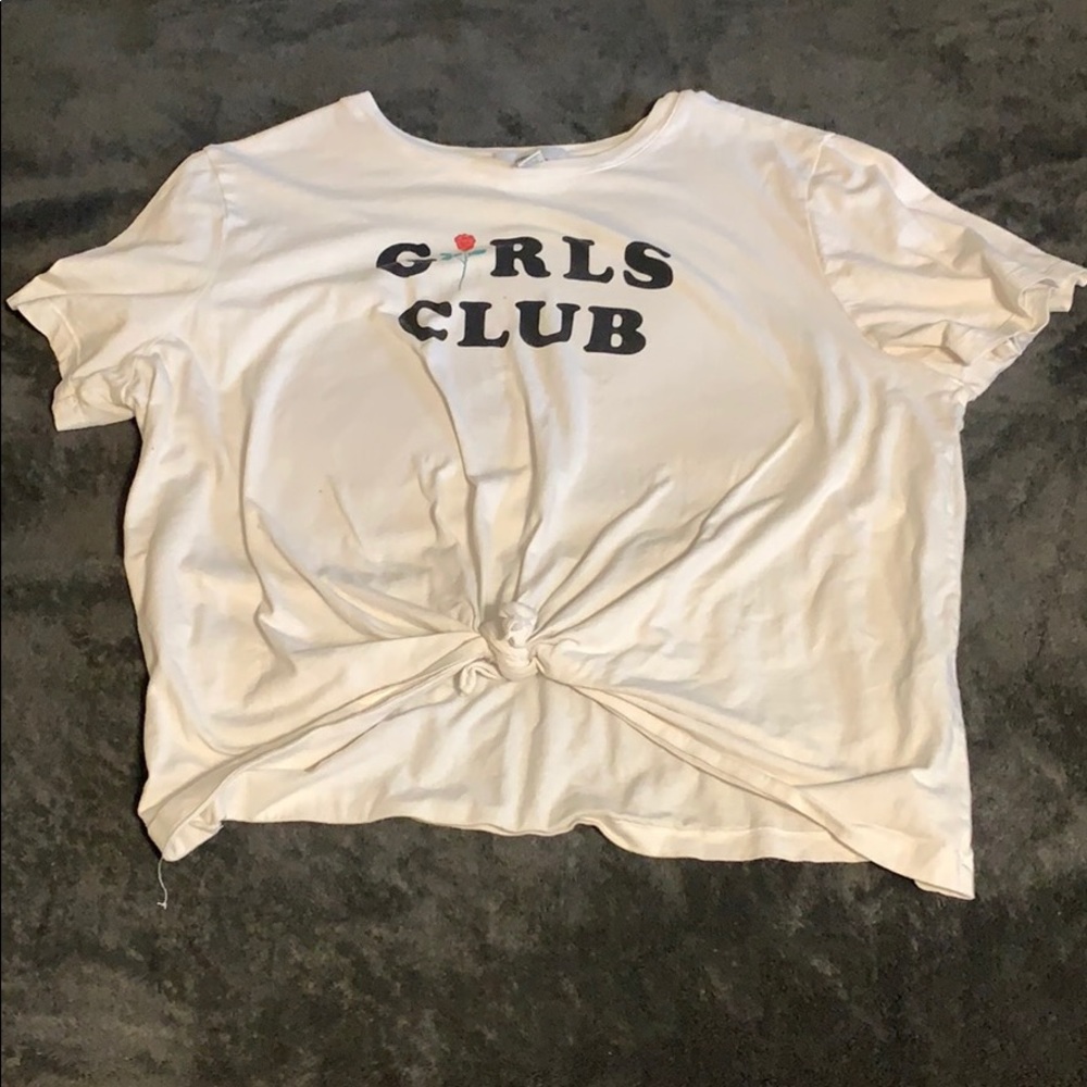 White forever 21 shirt